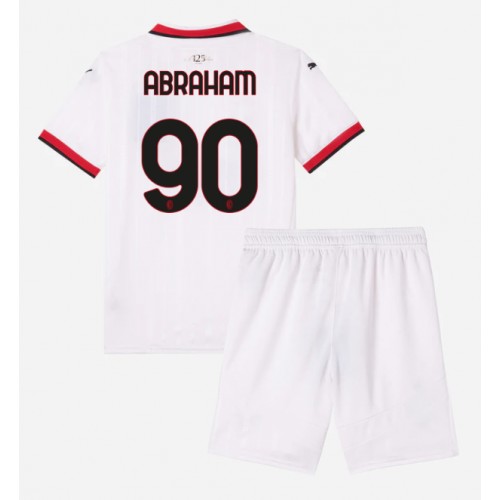 Dres AC Milan Tammy Abraham #90 Gostujuci za djecu 2024-25 Kratak Rukav (+ kratke hlače)